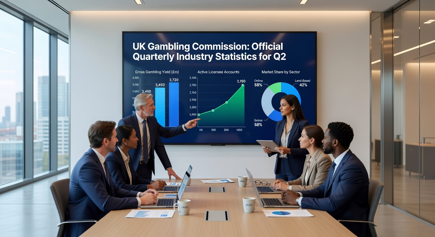 Bally’s Corporation executives discussing UK market strategies with charts showing revenue growth and tax impact projections