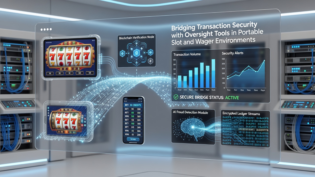 Oversight dashboard monitoring mobile wagering transactions with security alerts and compliance metrics