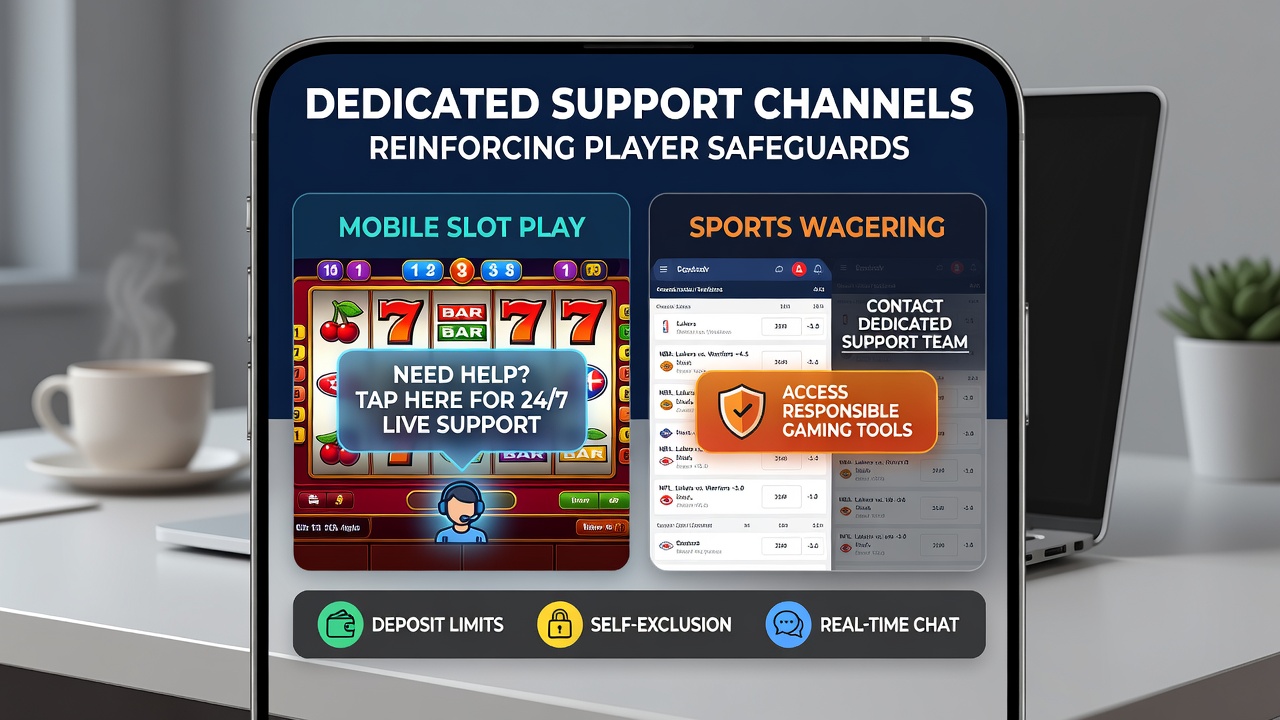 Sports wagering dashboard with live chat support panel open next to active bonus balance display