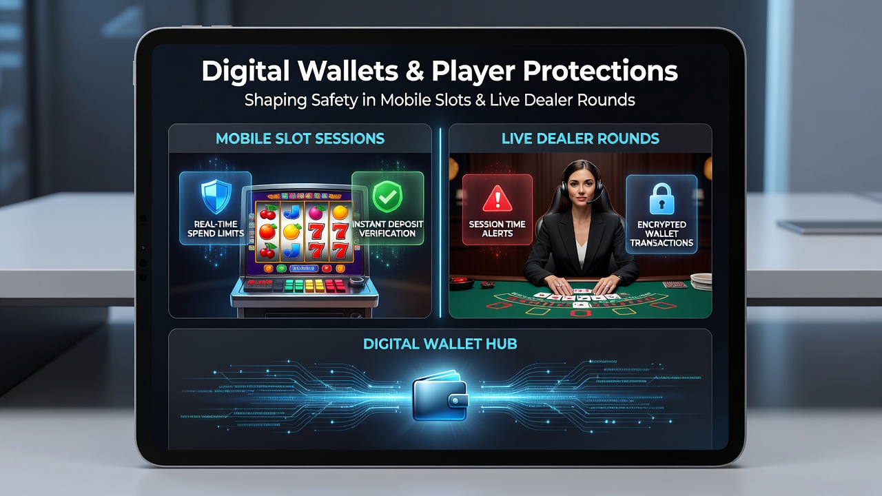 Secure mobile payment flow during live dealer gaming with wallet verification icons