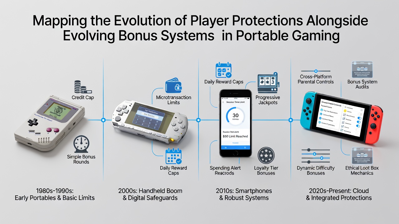 Mobile device screen displaying an active bonus offer with overlaid responsible gaming controls and limit-setting options